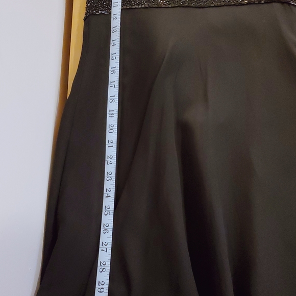 Vintage Beaded Silk Black Dress - Picture 7 of 9